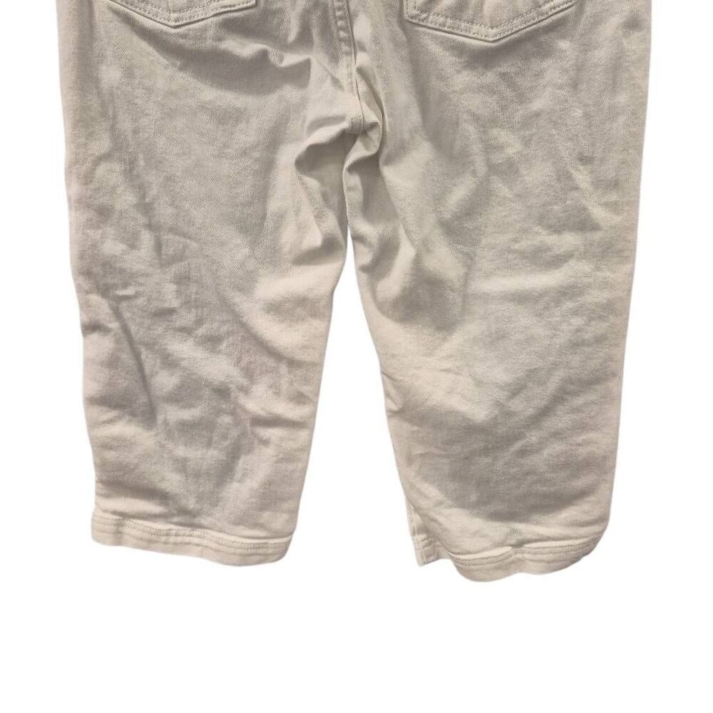 Lee Women's White Cotton/Spandex Denim Just Below the Waist Long Shorts Knee Len - Picture 2 of 8